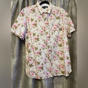 French Connection - Floral Button Down Short Sleeve